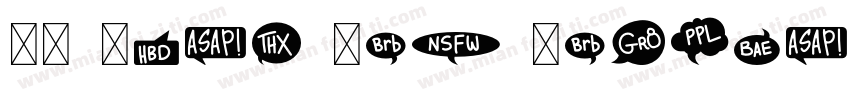 DB Chat Gen Regular字体转换